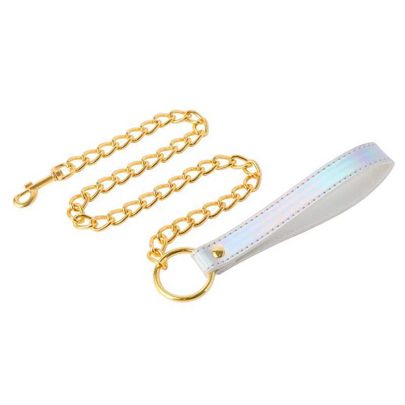Collier Summer Time - Design holographique et chaîne dorée