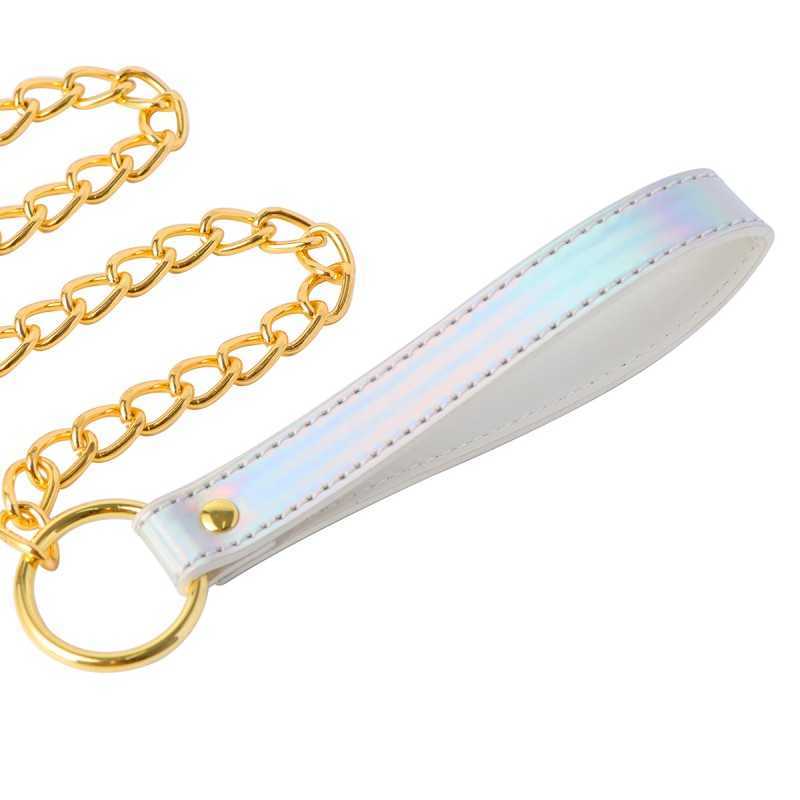 Collier Summer Time - Design holographique et chaîne dorée
