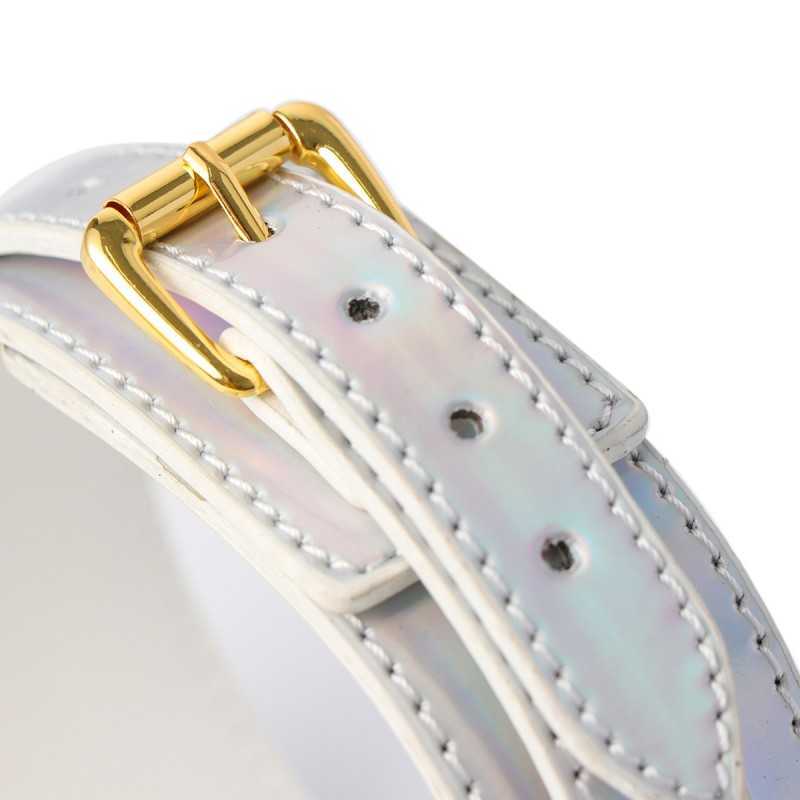 Collier Summer Time - Design holographique et chaîne dorée