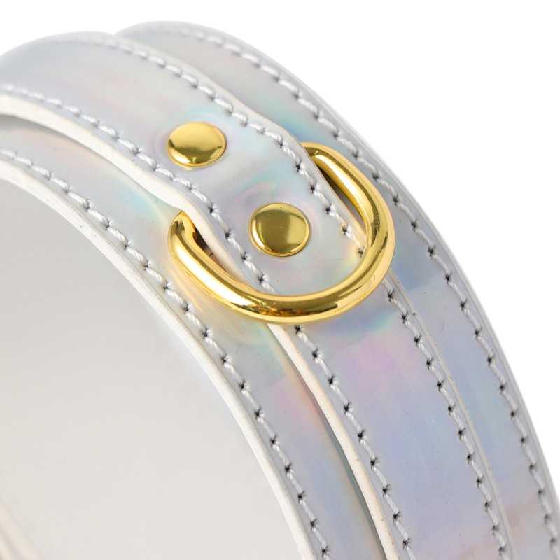 Collier Summer Time - Design holographique et chaîne dorée