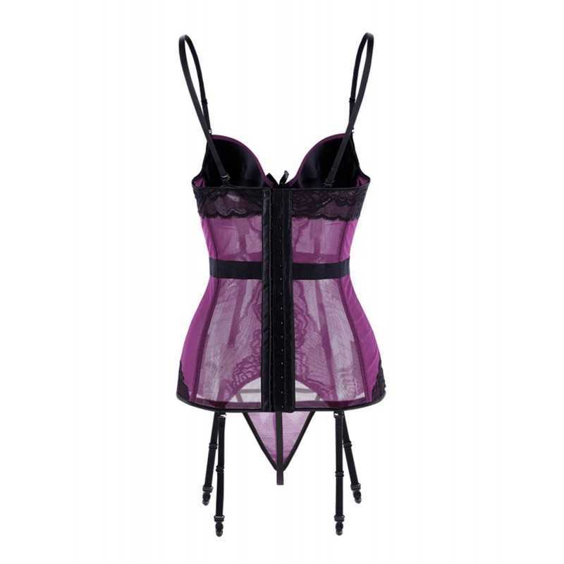 Corset Sabine Noir ou Mauve