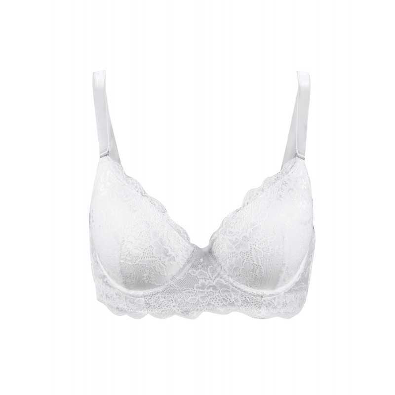 Soutien-gorge confortable en dentelle de haute qualité Noir, Bordeau ou Blanc