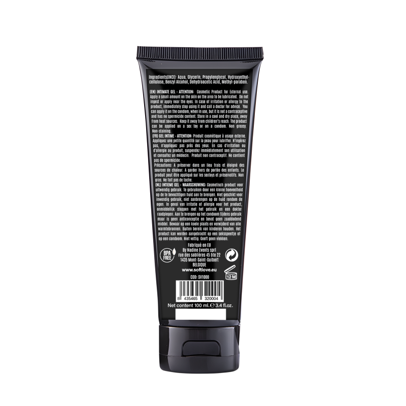 Lubrifiant à Base d'Eau Soft Love – Confort et Sécurité