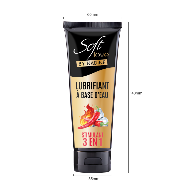 Lubrifiant Triple Effet Soft Love – Chaud, Frais et Vibrant
